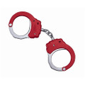 Training Handcuffs (Red), Chain Type, NSN 1420-01-594-0578, (07464)
