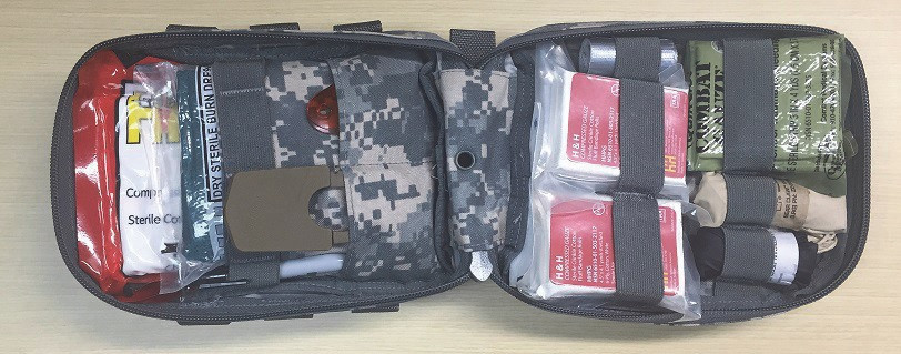 Joint First-Aid Kit (JFAK), NSN 6545-01-632-0167, Complete (With 