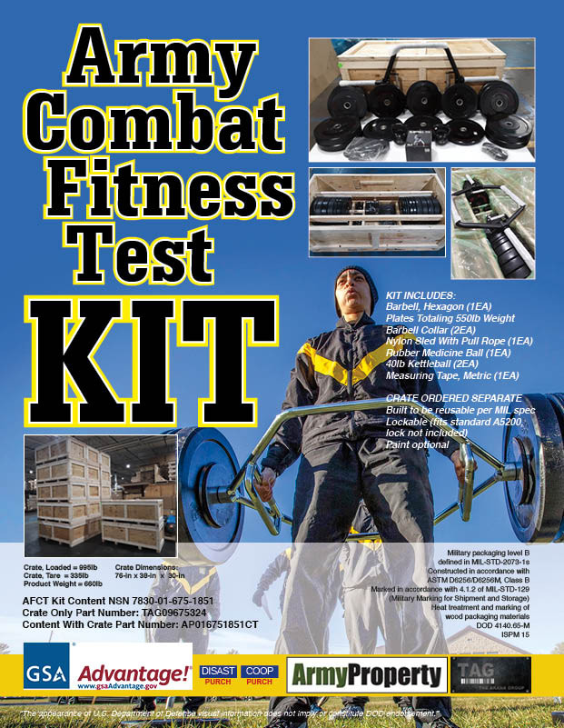 Army Combat Fitness Test Acft Administration Set Nsn 7830 01 675 1851 Single Lane The Armyproperty Store