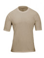 (3-Pack) T-Shirt, Tan 499, NSN 8415-01-630-5528, Large, for OCP Uniform