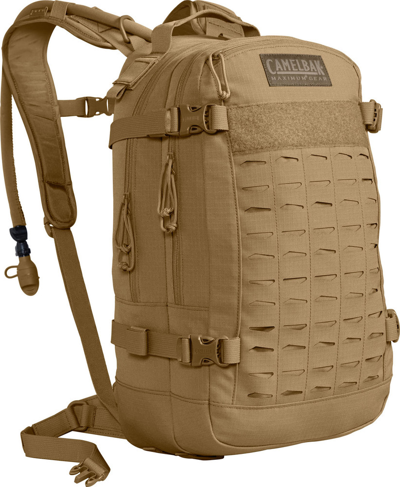 CamelBak 2019 HAWG Hydration Pack, Coyote Tan, with 100oz (3.0L) Mil