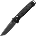 Benchmade 537GY Bailout EDC Knife, NSN 1095-01-706-1875, Tanto Blade with Black Grivory Handle