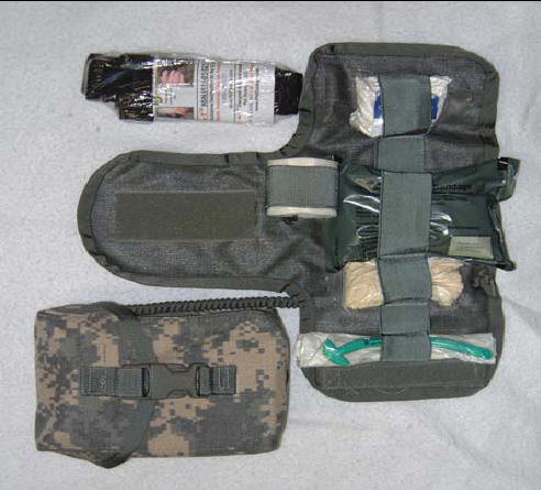 U.S. Army Improved First Aid Kit (IFAK), NSN 6545-01-530-0929, ACU