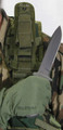 Blackhawk: Airborn Delx Knife Sheathw/Adj ThumbBreak-7" (K-Bar) (44AK01BK, 44AK01DE, 44AK01OD) (NSN: 1095-01-523-5194)