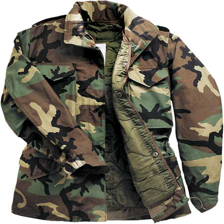 M-65 Field Jacket, Woodland Camouflage - The ArmyProperty Store