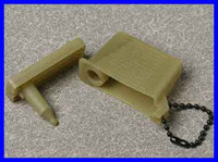 Earplug Case, OD Green (Box of 20), NSN 6515-01-100-1674 - The