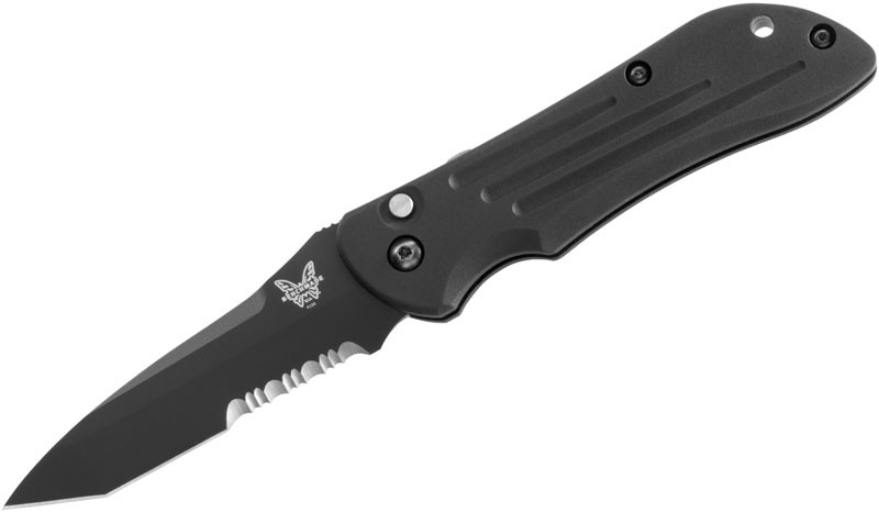 Benchmade 9100SBK Auto Stryker Combo Edge Auto Knife, NSN 1095-01
