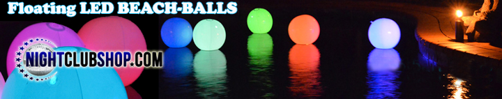 led beach balls