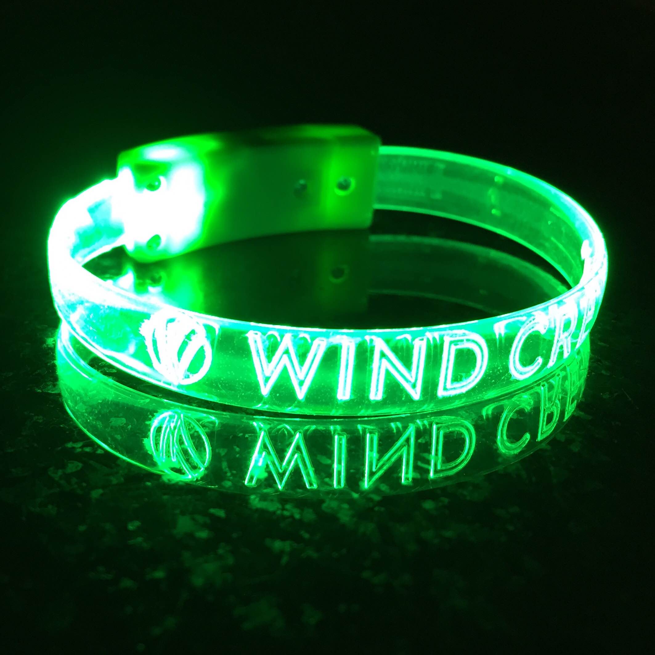custom led wristbands personalized custom light up magic bands that light up
