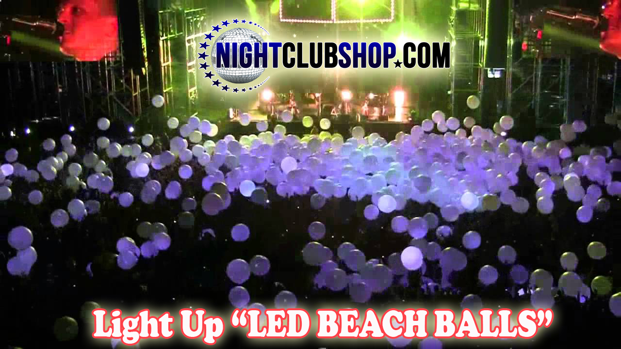 led beach balls