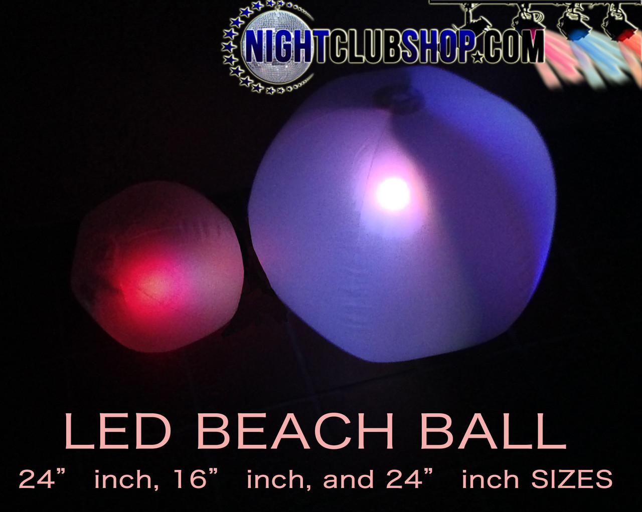 LED Beach Ball is the ultimate color light show for a good time at the ...