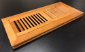 FLUSH WITH FRAME LOUVERED WOOD VENTS 