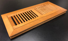 FLUSH WITH FRAME WOOD LOUVERED VENTS