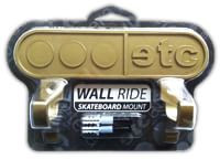 Etcetera Wall Ride Skateboard Mount l Gold