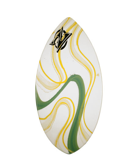 The Mini Lazer Fiberglass Skimboard by ZAP Skimboards