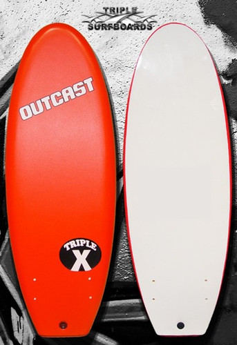 Triple X Red Outcast 4' 11" Soft Top Surfboard