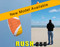 HQ Rush III 250 Trainer Kite in action and close up of kite profile while flying. THIS COULD BE YOU FLYING THIS!