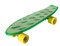 Atom 21"  Mini Retroh Molded Skateboard l Green Top