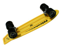 Atom 21" Mini Retroh Molded Skateboard - Yellow Bottom