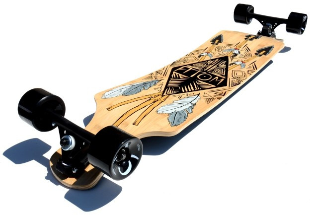 F021　Atom Longboards　ロングボード Amazon.com : Atom Pintail Longboard : Longboard Skateboards