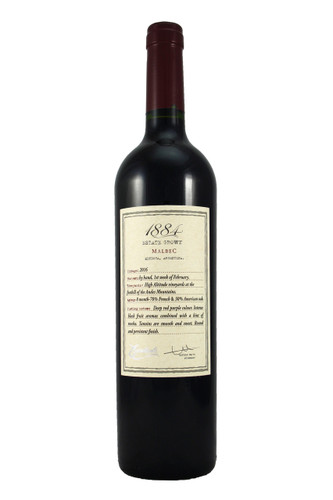 1884 Estate Grown Malbec 2016
