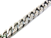 High-Polished Stainless Steel "Miami" Cuban 8.25" Bracelet - 20mm (3/4" wide)