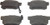 Acura ILX Brake Pads From Wagner Brake Products QC 537 