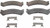 Brake Pads For Chevrolet Express 3500 Wagner ThermoQuiet QC784 Brake Pads