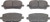 Brake Pads For Pontiac Vibe From Wagner ThermoQuiet QC923 Brake Pads