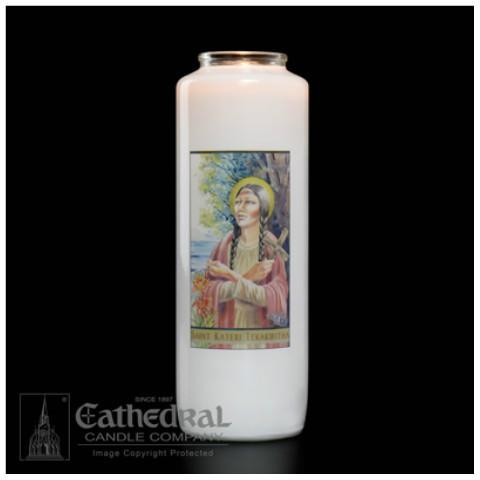 6-Day Glass Bottle Light Candle. Non-reusable.  Candles can be purchased individually or as a case (12 candles)