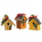 Decorative edible birdseed cottages--great gifts for friends and the birds. Trim a tree, set them on a mantel or out on a deck rail for your birds to enjoy. Each enchanting mini-cottage is decorated with bird-edible seeds and trim, including sunflower, millet, Nyjer and juniper. Each cottage is individually clear-wrapped. Size and design varies, about 4 x 6 inches. EACH BIRDHOUSE IS SOLD SEPARATELY!!!!!!!! 