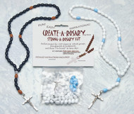 String your own rosary kit!  This Create a Rosary Kit contains all beads, cross and cord needed to create the rosary. The Create a Rosary kit is available in black or white.