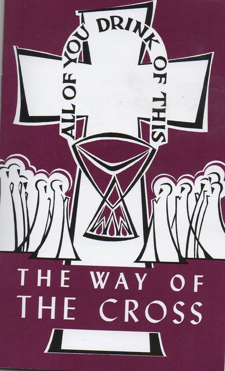 The Way of The Cross Pamphlet is adapted from an old Latin compilation of Liturgical and Biblical texts.  
