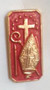 Gold and Red Confirmation Lapel Pin. 3/4"H x 1/2"W.  