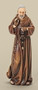Beautifully detailed 6inH Figure of Saint Padre Pio. Padre Pio is the Patron Saint of the Sick. Dimensions: 6"H x 2.25"W x 1.75"D. 