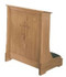 Single or Wedding Prie dieu with shelf.  Sizes: 32" height, 24" width, 21" depth or 32" height, 42" width, 21" depth