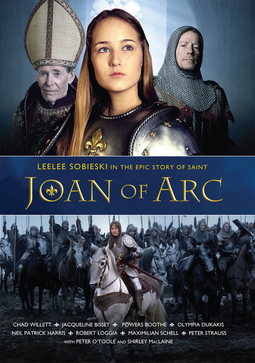She died at 19, and 500 years later her legend and legacy is stronger than ever. Leelee Sobieski shines as the legendary warrior and saint, Joan of Arc, who, at seventeen, led one of the greatest military campaigns for freedom the world has ever witnessed. Supported by an all-star cast, with glorious cinematography, music score and stunning scenery, Joan of Arc is a riveting epic film of faith, inspiration, triumph and tears. Born to be a peasant French family, Joan hears the voices of saints calling out to her to unite her besieged nation..Gaining an audience with the young French king, Joan convinces him that God is calling her to command an army into battle to save France. It becomes an incredible adventure that leads to thrilling victories and heartbreaking betrayals – as Joan of Arc defies all odds and marches into history. Also starring Peter O'Toole, Robert Loggia, Jacqueline Bisset, Peter Strauss, Maximillian Schell, Olympia Dukakis, Powers Boothe,Shirley MacLaine, Neil Patrick Harris. Special Features include: "Making Of" film segment; Detailed Cast & Crew Information; Lengthy Production Notes; 16-page Collector's Booklet