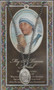 Saint Teresa of Calcutta  1.125" Genuine Pewter Saint Medal with Stainless Steel Chain. Silver Embossed Pamphlet with Patron Saint Information and Prayer Included. Lists Biography/History of Each Saint. Gives the Patron Attributes, Feast Day and Appropriate Prayer. (3.25"x 5.5")