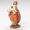 Fontanini Polymer 5" Scale Nativity Figures ~ Shepherdess Emma Holding Lamb Figure