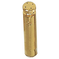 6" Long ~ 2 ounce capacity. Nickel plated or 24K Gold plate