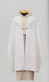 A Humeral for Altar servers so they are able to hold and not touch the Mitre and Crozer of a Bishop.  Made out of the #470 polyester in white or off white. They are 20" x 100" with the pockets inside for their hands and close with the same clasps used on copes. Custome embroidery available. Please call for quote