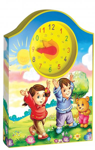 This unique St. Joseph Clock Book combines short prayers with a clock whose hands make a clickety sound as they are moved. The engaging, colorful, whimsical illustrations will attract children and encourage them to learn their numbers and begin to tell time. The brightly colored EVA is lightweight and the design will make it easy for children to carry along. 12 pages, 7 7/8 X 10 5/8 ~ Illustrated and Padded Cover