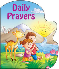 Daily Prayers is one of four in the series of St. Joseph Sparkle Books. This series of board books adds a bit of wonder to a child's day with a combination of foil-stamping and sparkle on the cover and expressive, colorful illustrations throughout. Daily Prayers helps children to be aware of God's love for them and to pray for God's many gifts to them throughout the day. Perfect as a gift for God's littlest Catholics! CPSIA compliant.14 pages, 5 1/2 X 6 11/16  ~ Illustrated and Padded Cover