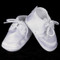 Boys Satin Shoes with Embroidered Cross . 100% Polyester, Cotton Flannel lining. Machine wash


 