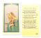 Madonna pictured with One Little Rose.  Prayer on reverse side of laminated card. Size: 2-1/2" x 4-1/2".