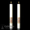 Investiture Side Altar Candles. Enhance the Presence of the Paschal Candle-a perfect decorative touch! 51% Beeswax ~ Made in the US.
Add beauty to your sanctuary with the Investiture Side Altar Candles.
• These altar candles perfectly complement the Investiture Paschal candle.
• Candles are available in sets of two.
• Colored bands around the base of the candles add a vibrant blueish-purple and shining silver to your sanctuary.
• Candles are made with 51% beeswax for a clean burn.
• Choose from four different sizes.
• Candles are made in the US.
Purchase these and other church supplies you need from St. Jude Shop.

 
