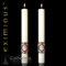Upon This Rock Paschal Altar Candles in 4 sizes