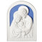 7.75"H Della Robbia Holy Family Plaque.  Made of Resin.