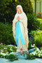 Statue of Our Lady of Lourdes in two finishes.
This statue of Our Lady of Lourdes is a beautiful and unique statue that can be a great addition to your garden. This statue is handcrafted and comes in a detailed stain or natural cement color.

Details:

Dimensions: 59"H x 17"BW x 15"BL
420 lbs
Made in the USA
This statue is handcrafted and made to order and will take 4-6 weeks to complete.