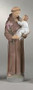 This 33" St. Anthony statue can make a great addition for your outdoor space. This statue comes in a detailed stain or natural cement finish. The statues are hand casted and made to order. Please allow 4-6 for delivery. Hand Crafted Cement Outdoor Statues are made in the USA
Details: Height: 31", Base  8.5"sq, Weight: 61lbs